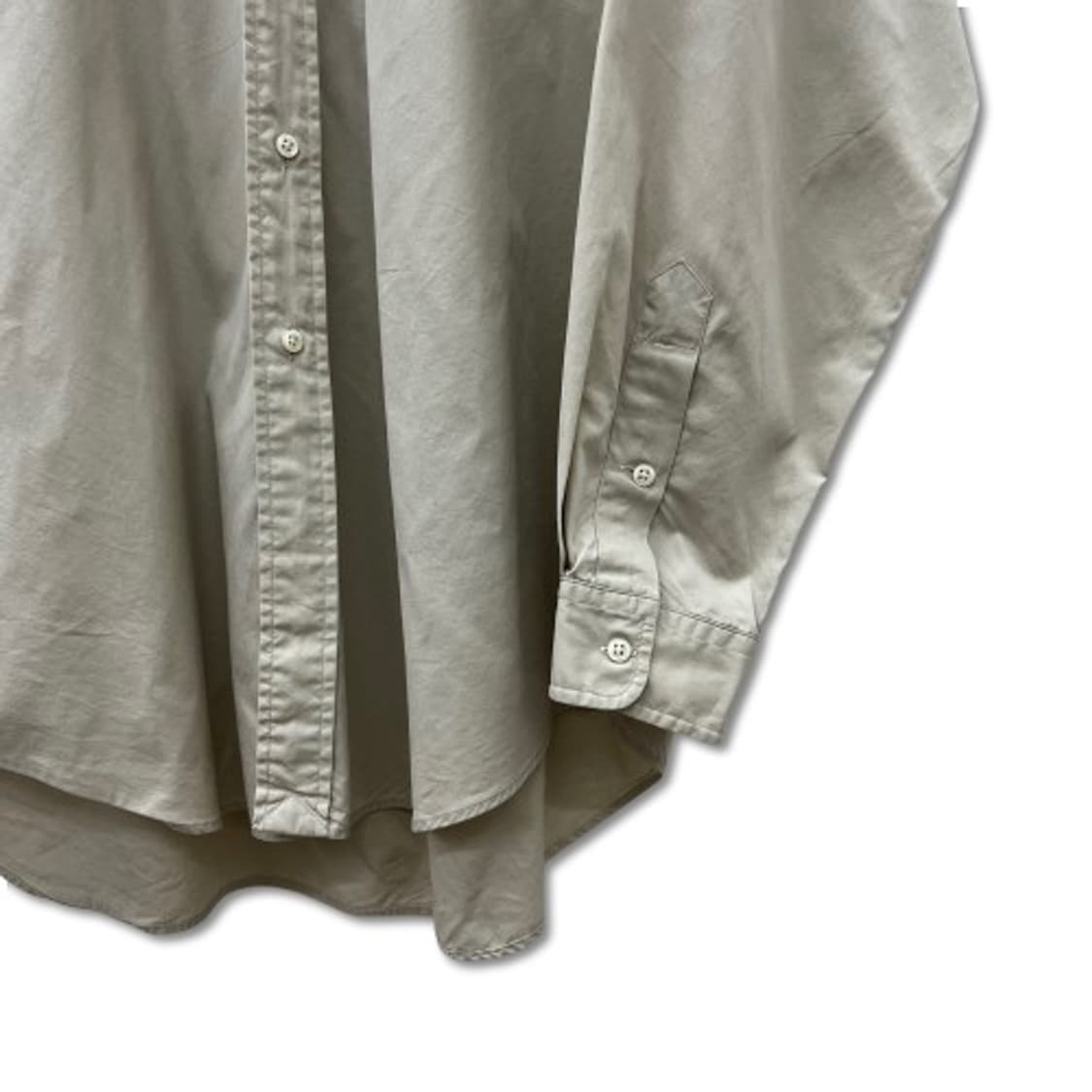 폴로 랄프로렌 로고 자수 버튼다운 베이지 셔츠 상품이미지6