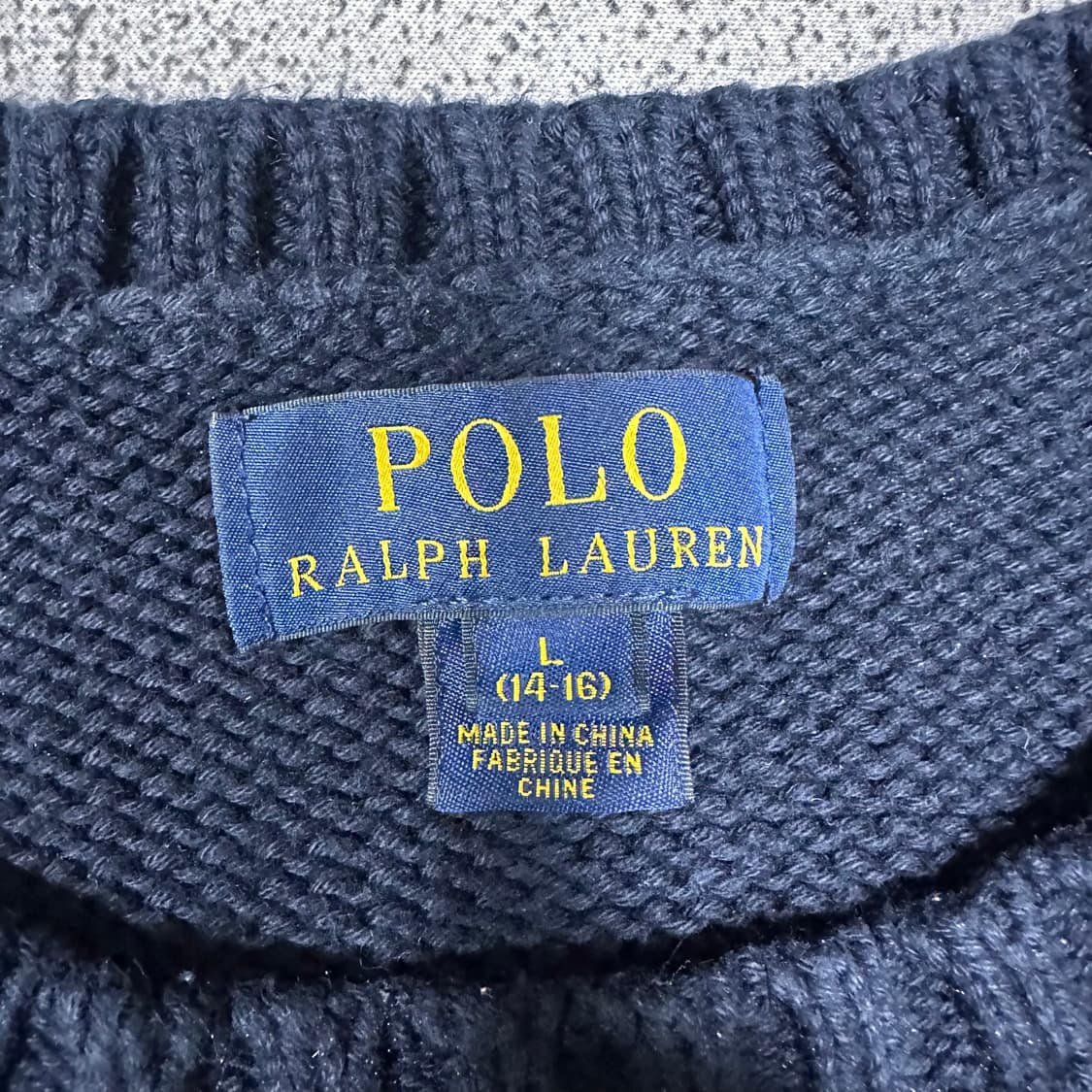 ✨ (바배) 폴로 랄프로렌 빅포니 니트 맨투맨 (14-16) 상품이미지3