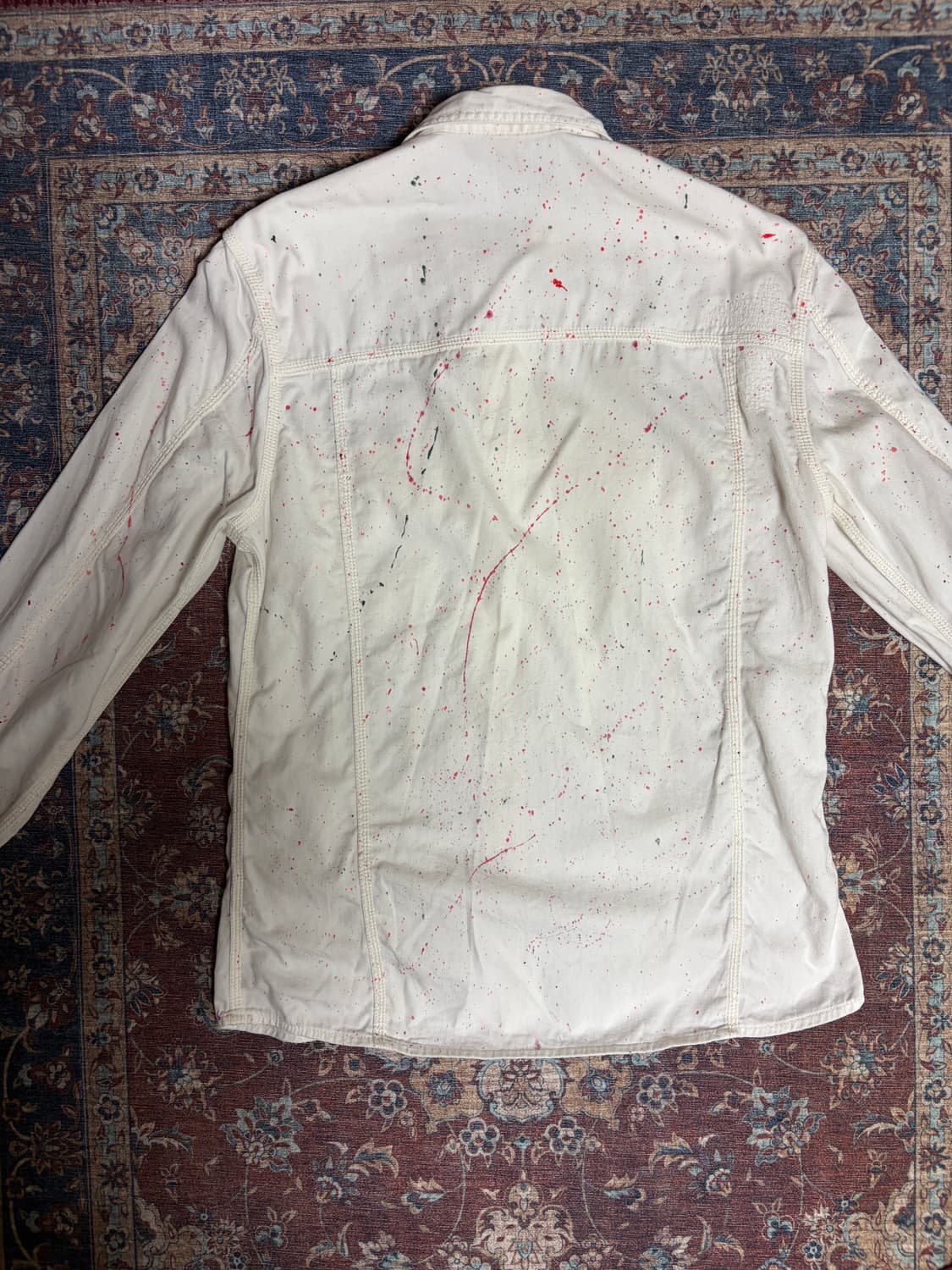 디젤 페인팅 커스텀 셔츠 자켓 상품이미지4