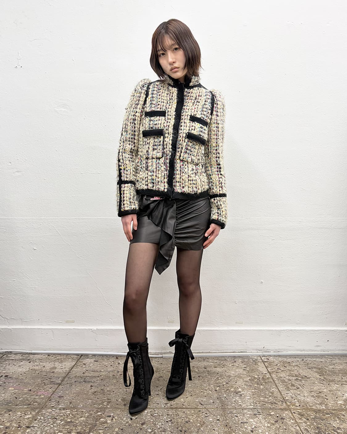 발렌시아가 2007F/W 런웨이 트위드 자켓 상품이미지10