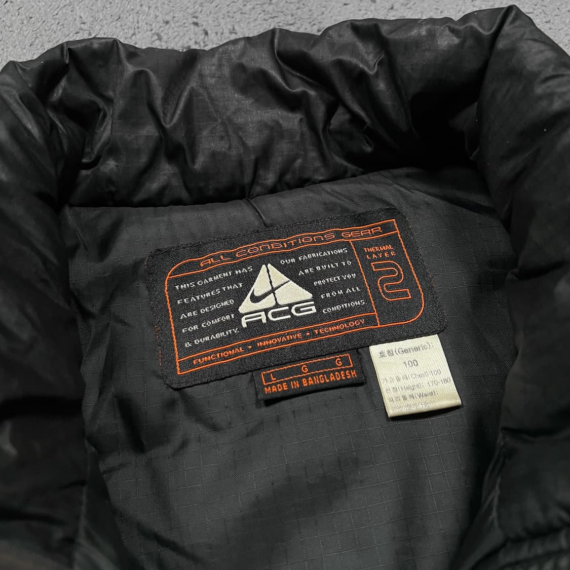 90's ACG 프리마로프트 조끼 패딩 베스트 상품이미지4