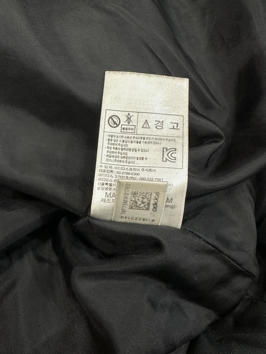 아디다스 삼선 롱패딩 블랙 상품이미지5