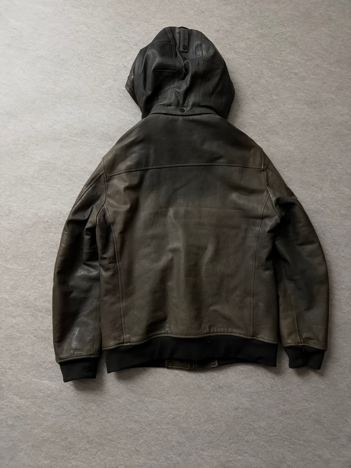 CP컴퍼니 고글 램스킨 레더자켓 상품이미지2