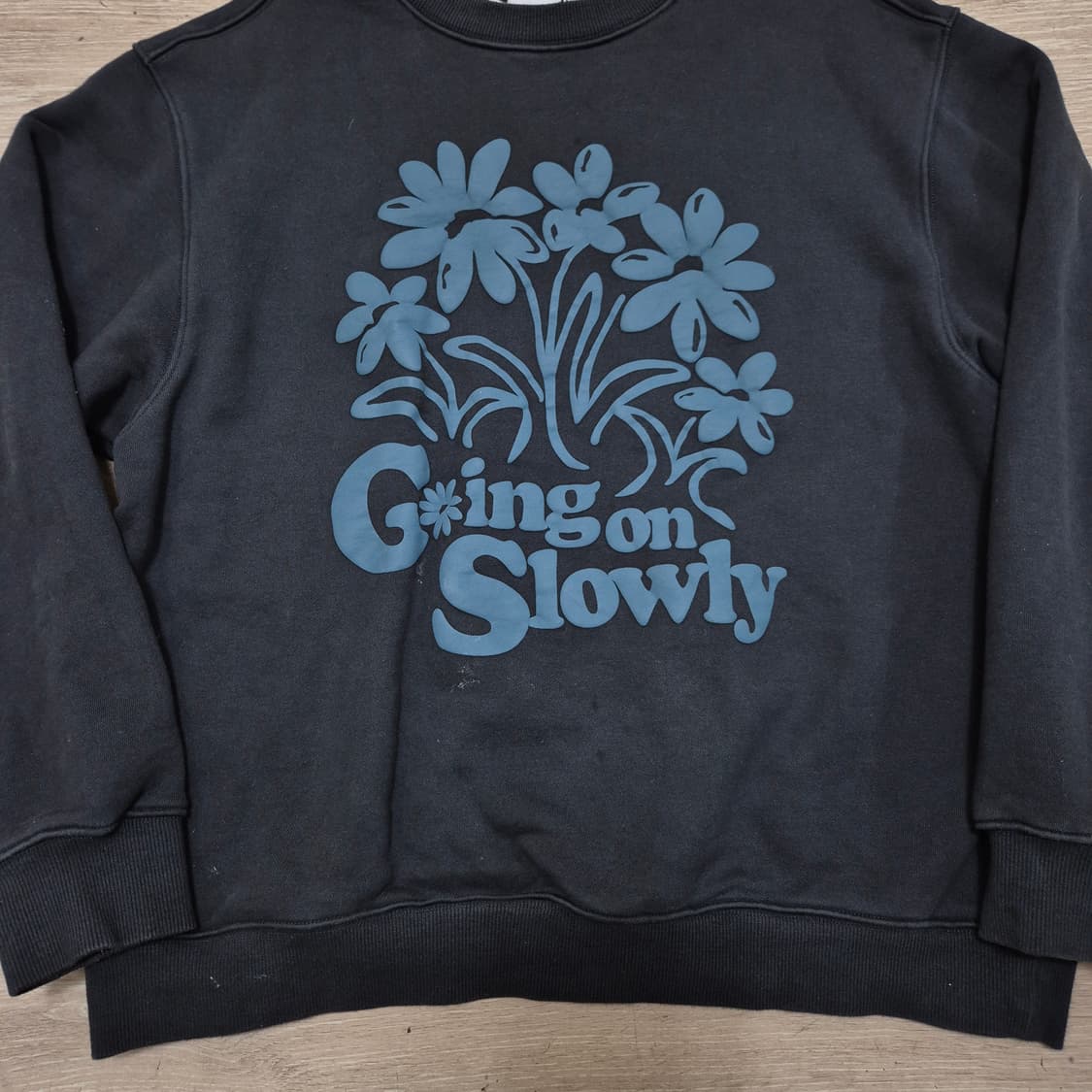 비바스튜디오 플라워 빅프린팅 맨투맨 L(100) 상품이미지3