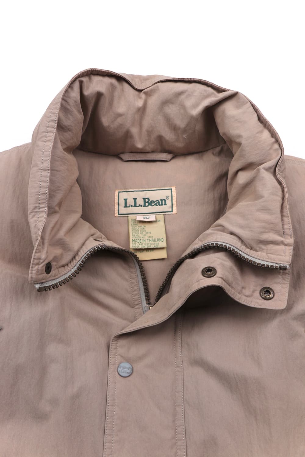 L.L.Bean(재팬) 구스 다운 패디드 자켓 베이지 상품이미지3