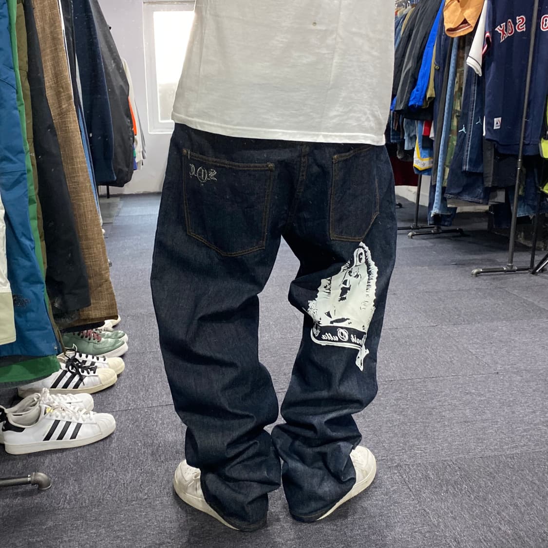 Strait outta cali 성모마리아 힙합팬츠 상품이미지5