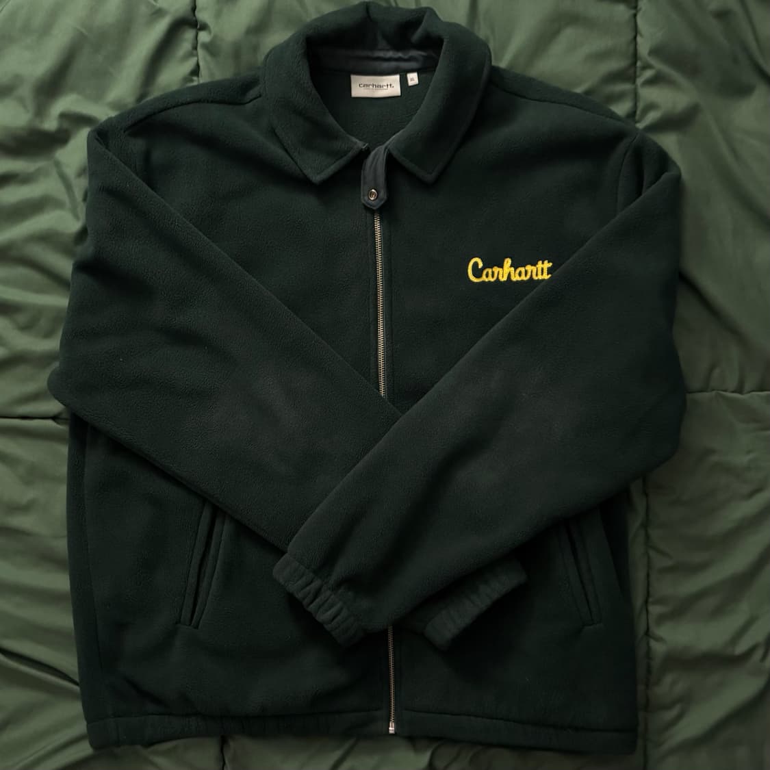 칼하트윕 데니스 플리스 자켓 그린 상품이미지1