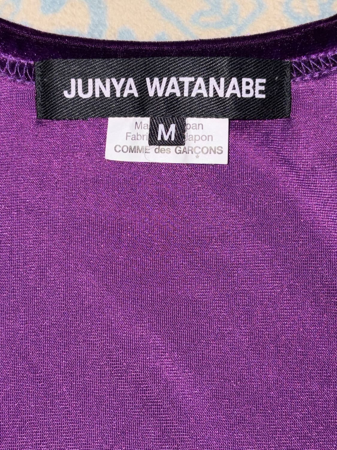junya watanabe velvet sleeveless top 상품이미지2