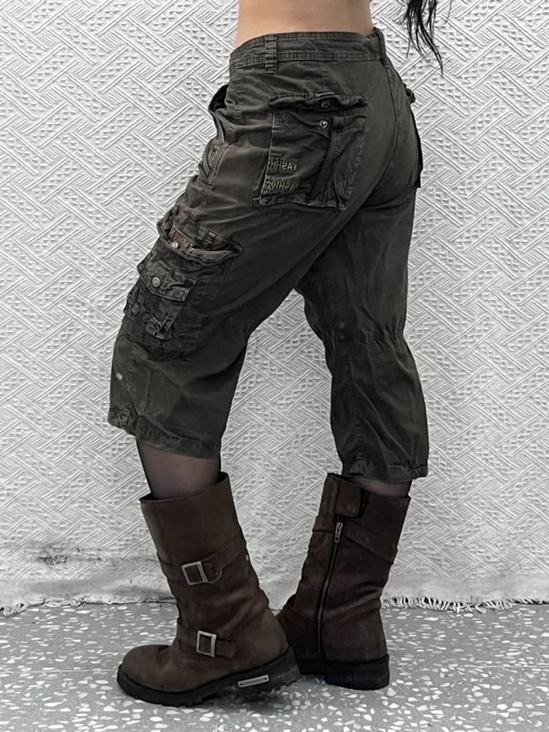 빈티지 재팬 밀리터리 스트릿 헌팅 카고 버뮤다팬츠 34인치 C11044 상품이미지2