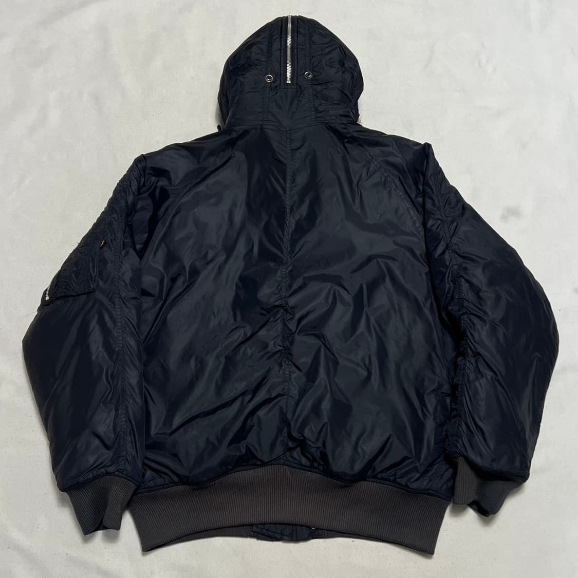 XL 알파인더스트리 n2b 네이비 퍼 항공자켓 상품이미지3