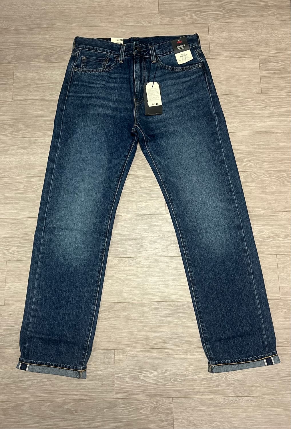 (새상품) 리바이스 505 셀비지 데님 프리미엄라인 청바지 상품이미지2