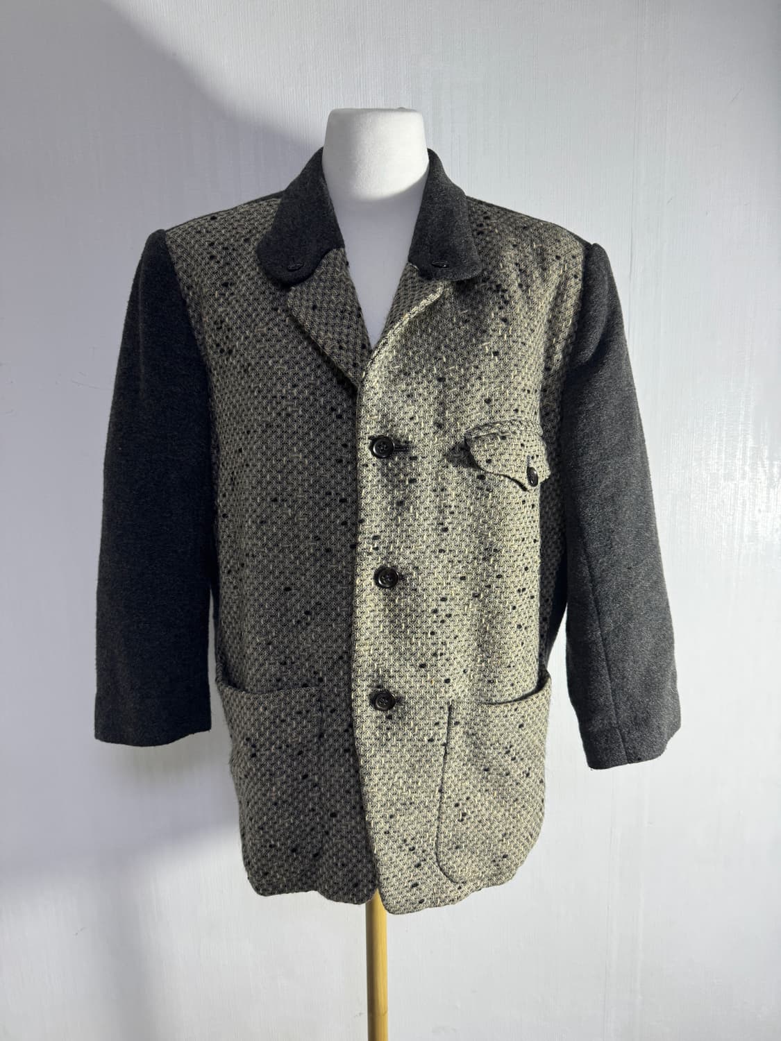 Nicole 울 니트 하이브리드 자켓 아방가르드 상품이미지3