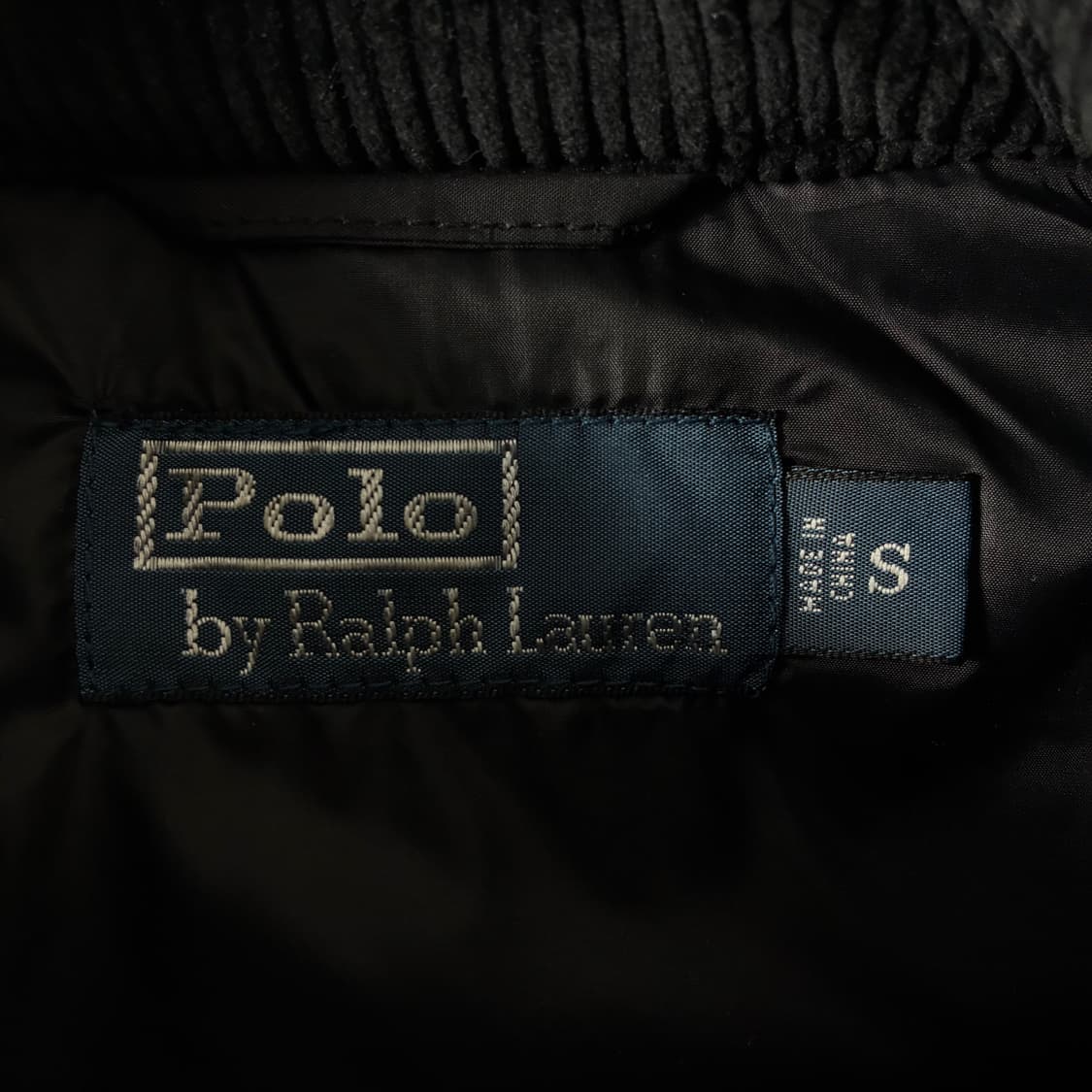 Polo  폴로 랄프로렌 블랙 코듀로이 카라 퀼티드 베스트 상품이미지6