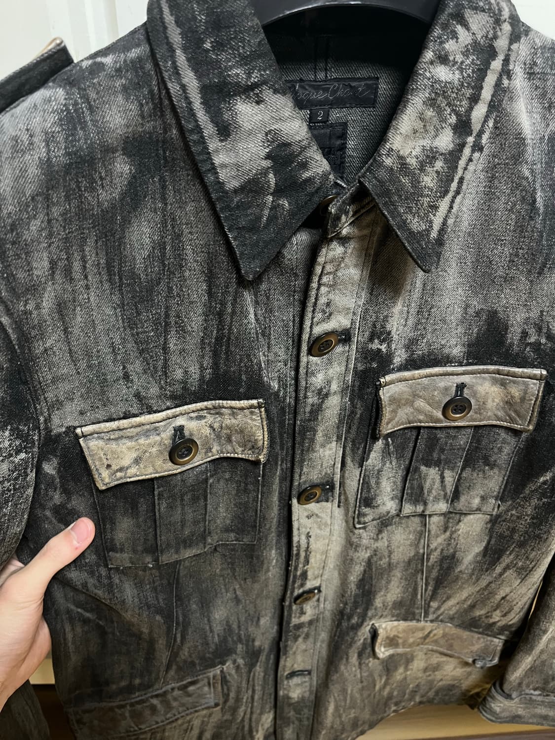 풀카운트&Epilogue chant 아티저널 코팅 데님 자켓 상품이미지3