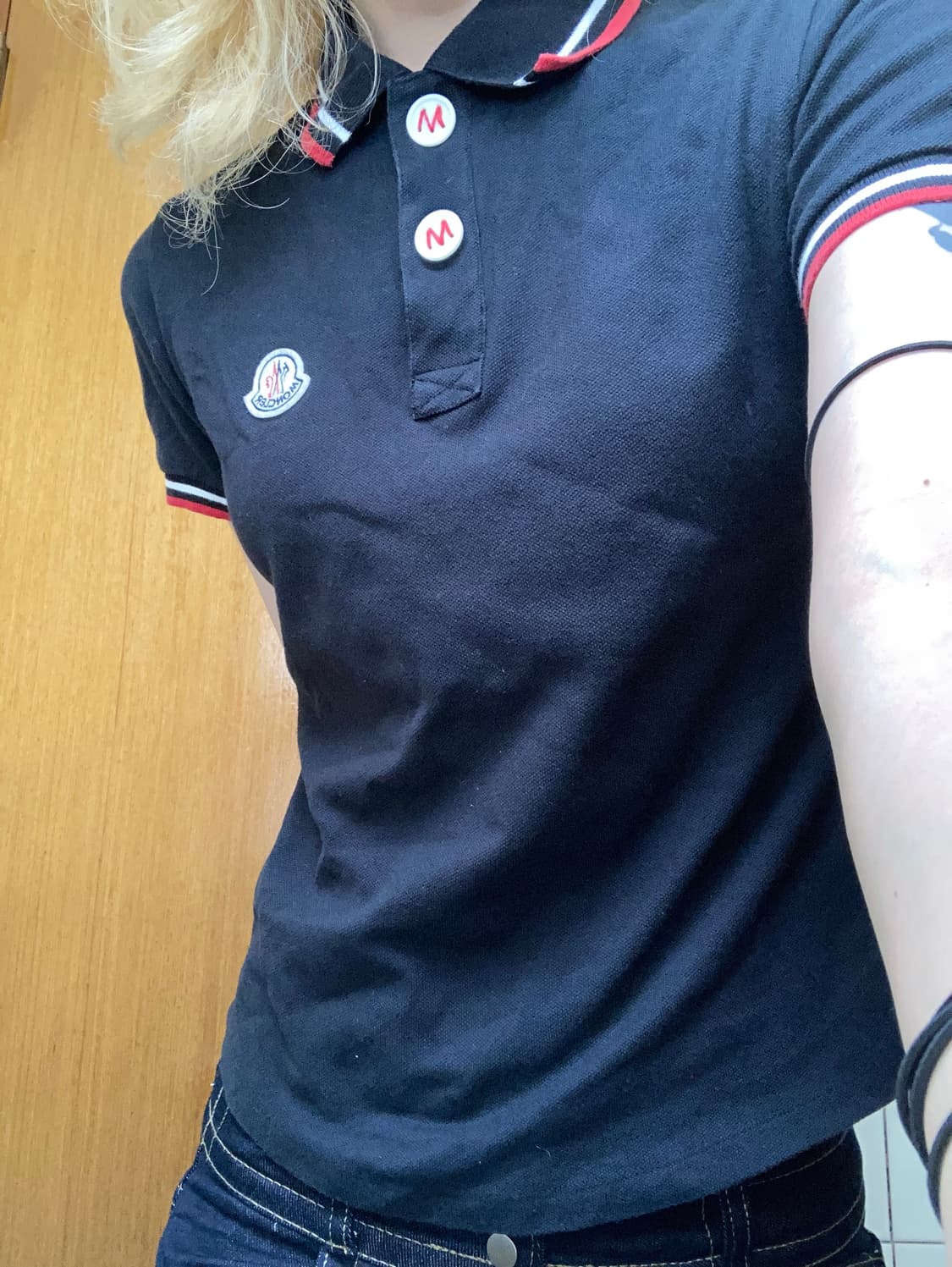 moncler 카라 반팔티  상품이미지1