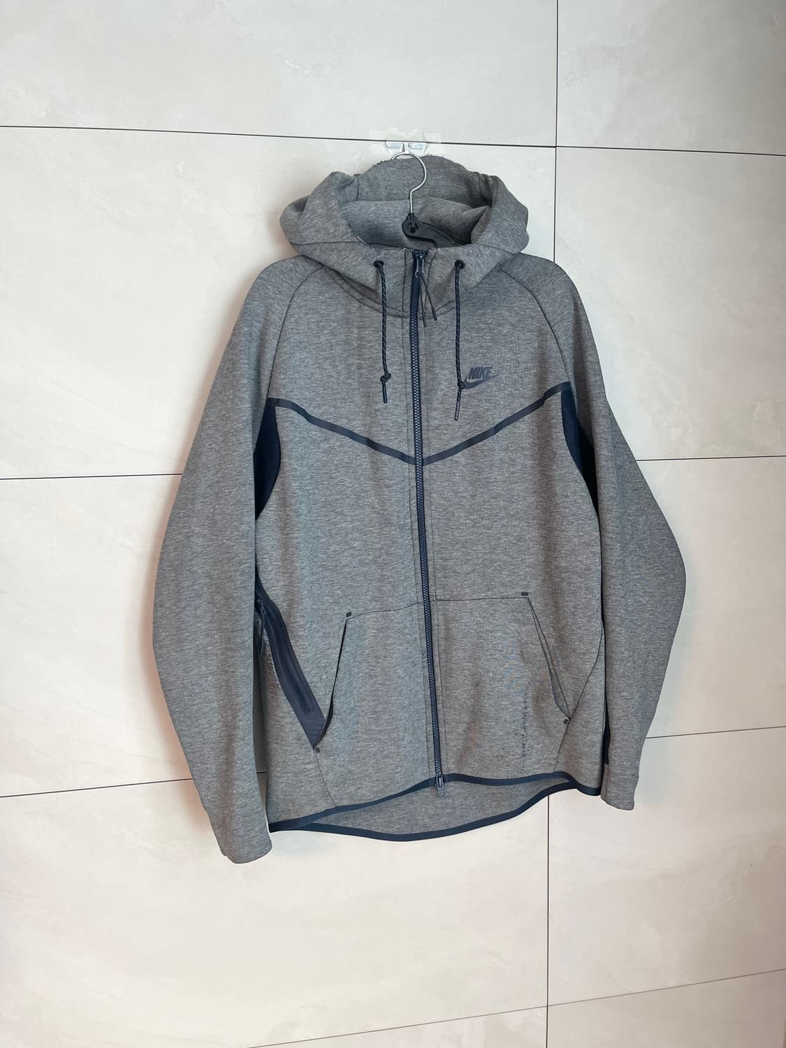 나이키 테크팩 후드집업 그레이/네이비 (L)  상품이미지3