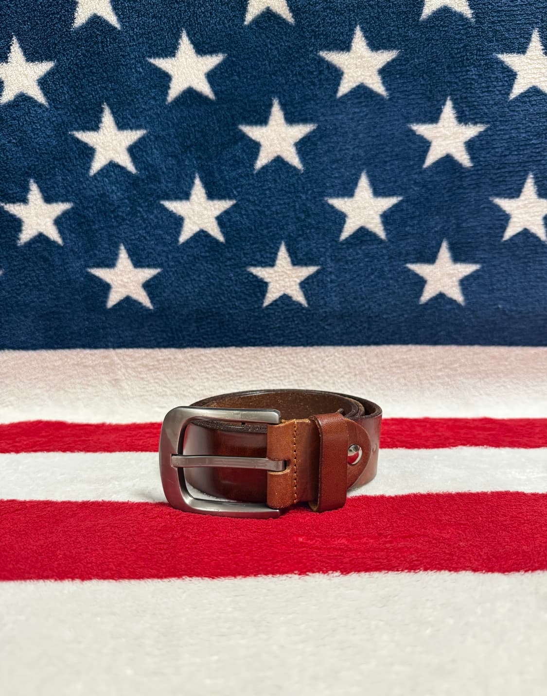 빈티지레더벨트 Cowhide Leather belt 브라운 가죽벨트 상품이미지6