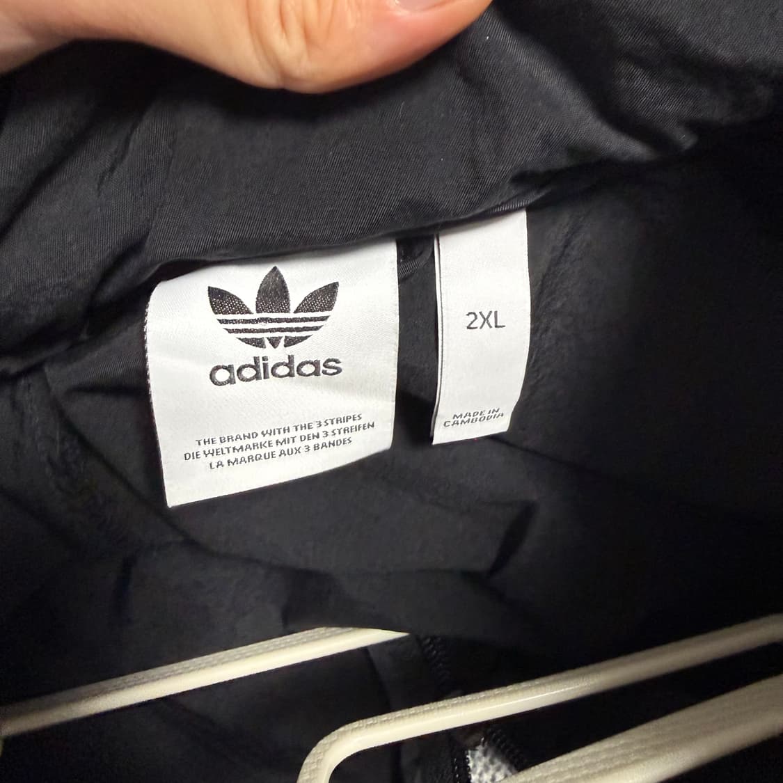 아디다스 파이어버드 바람막이 윈드브레이커 블랙 2XL SST 상품이미지4