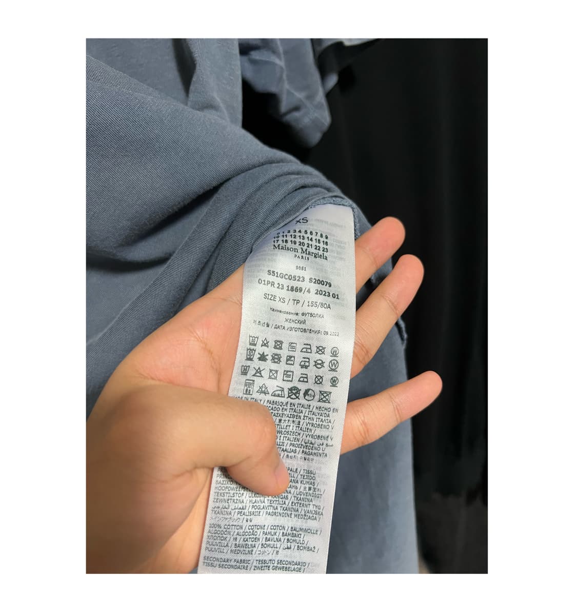 마르지엘라 워싱 크랙 반팔 상품이미지3
