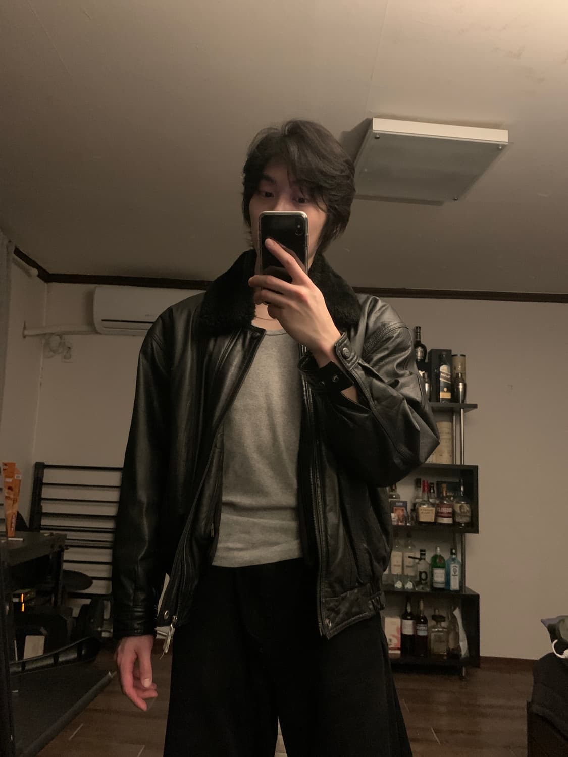 입는 순간 제임스 딘… 빈티지 레더 항공점퍼 가죽 재킷 자켓 레더 상품이미지1