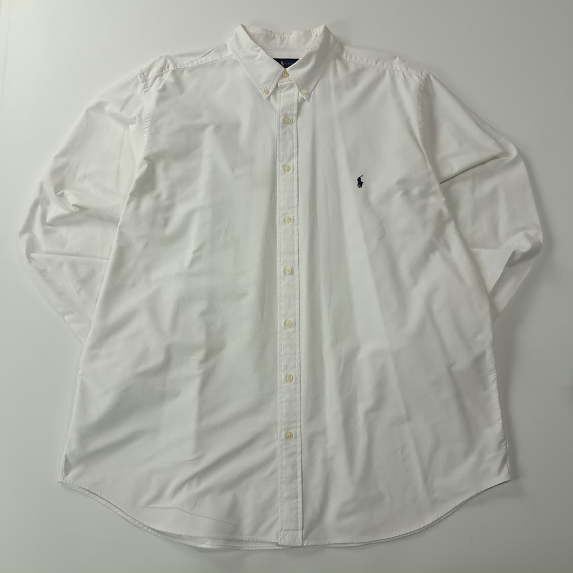 CK310 2XLT 폴로 QR인증 네이비포니 화이트 옥스포드셔츠 남방 상품이미지1