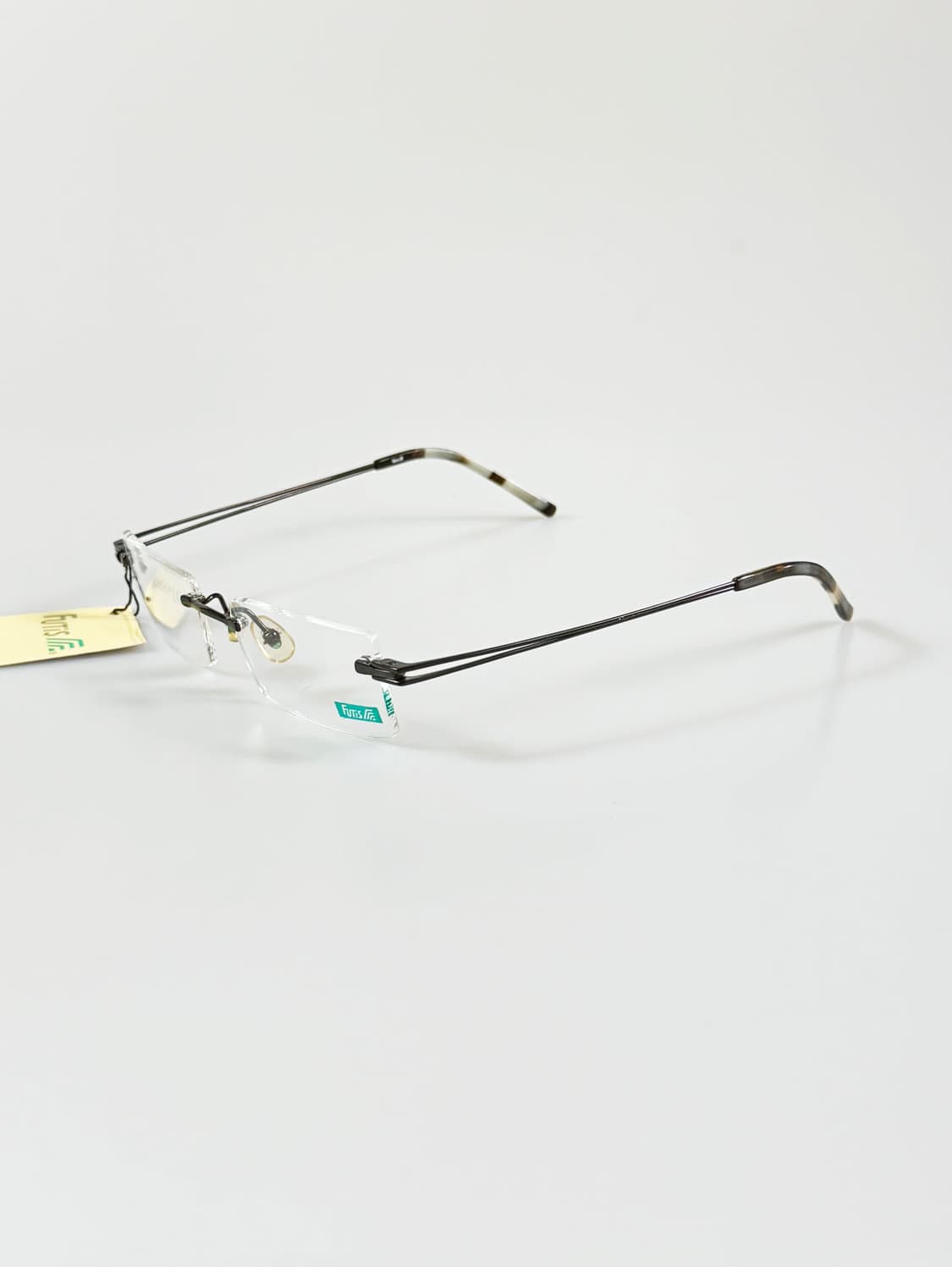 90s FUTIS 무테 스퀘어 프레임 빈티지 안경 상품이미지3