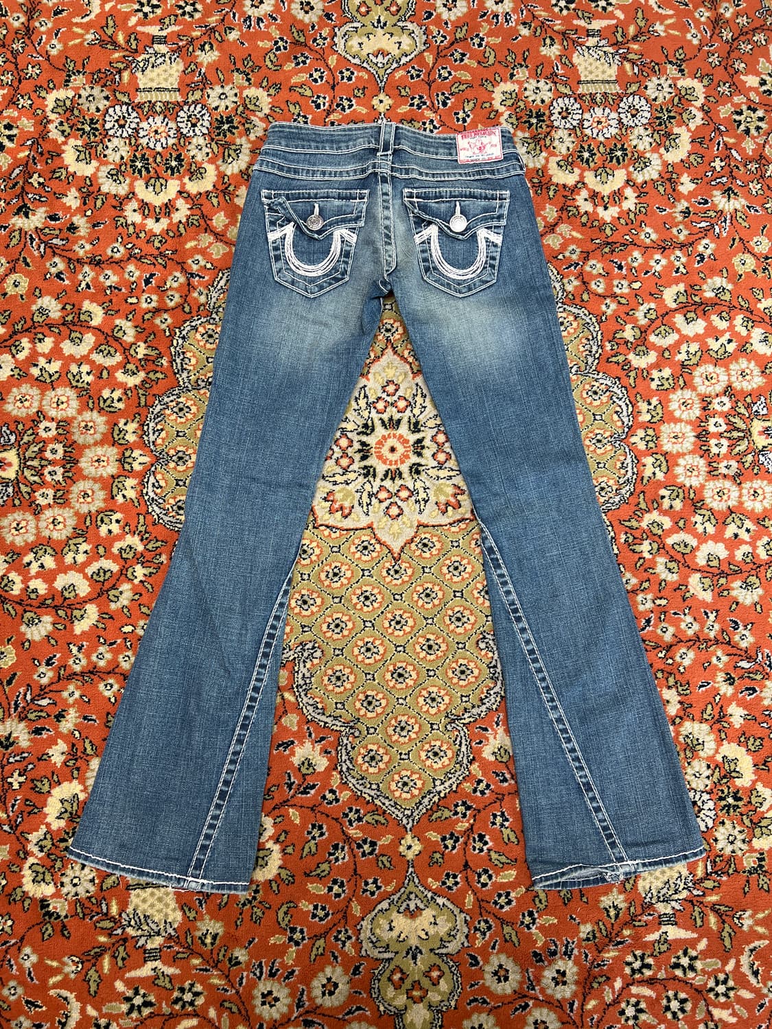 [25] 트루릴리전 레인보우 조이 부츠컷 플레어 데님팬츠 상품이미지1