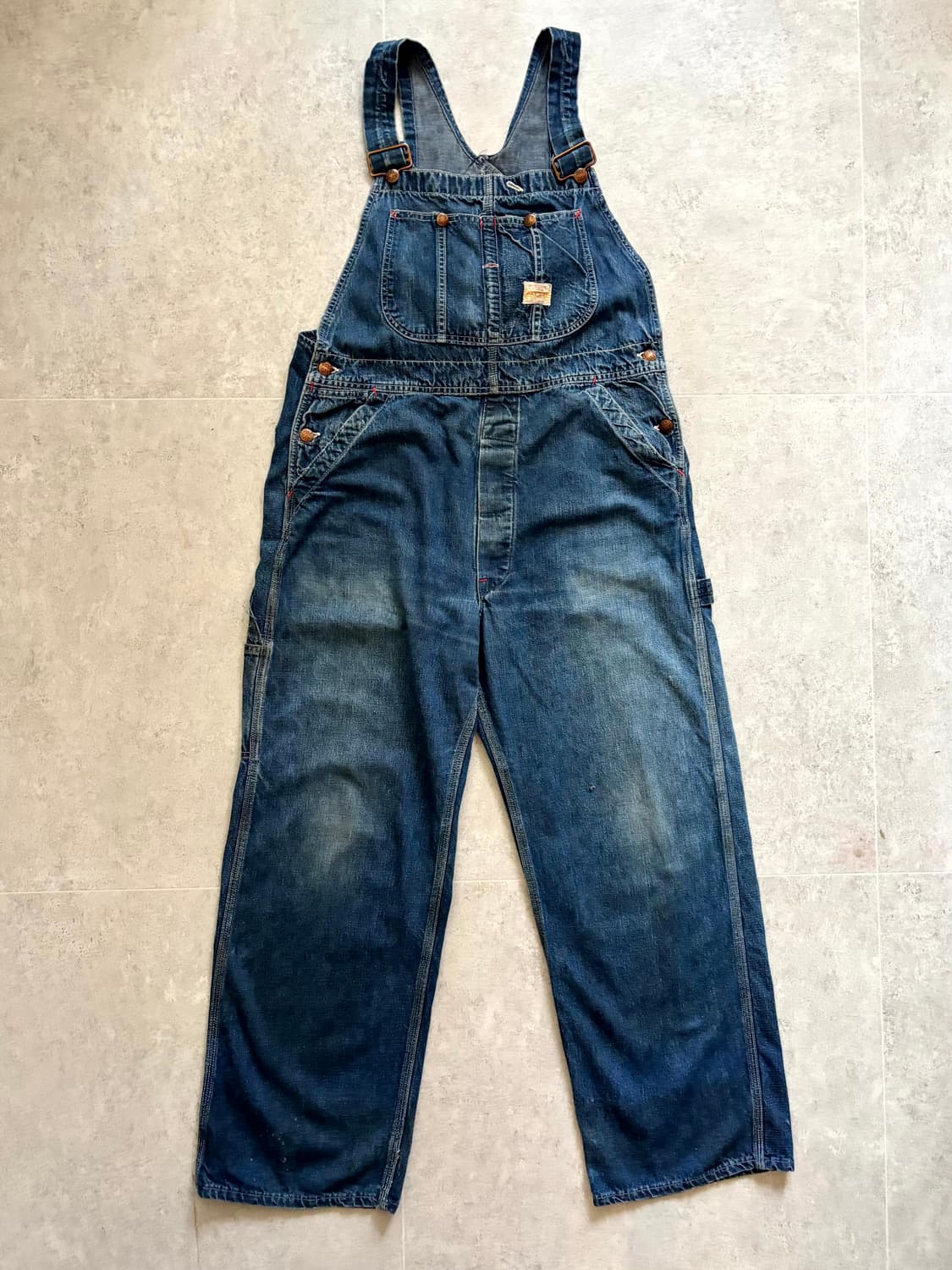 50~60's Penney's PAY-DAY 데님 오버롤 ~36" 상품이미지1