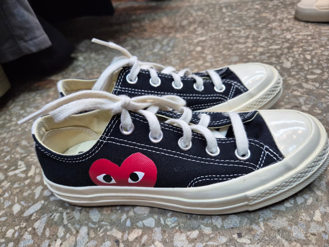 컨버스 x꼼데가르송 여성스니커즈245 상품이미지2