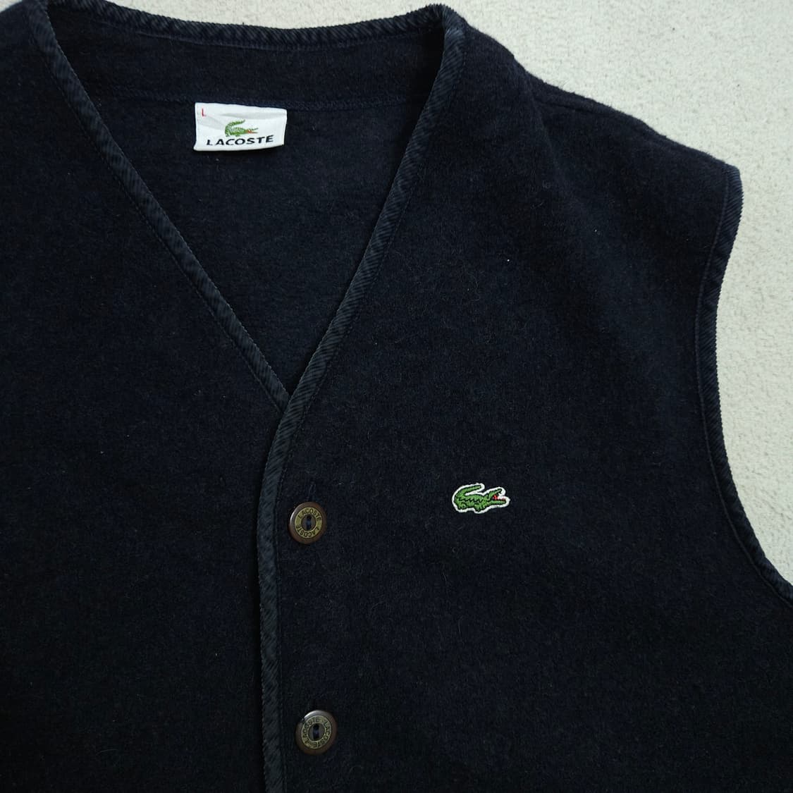 라코스테 니트 조끼 L 상품이미지2