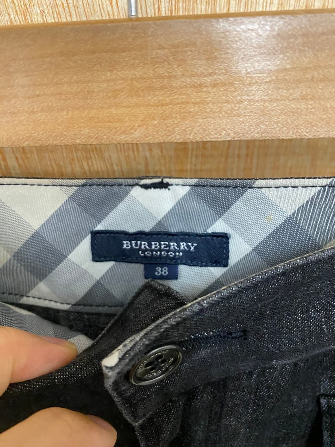 BURBERRY denim skirt 버버리 데님 미디스커트 상품이미지7