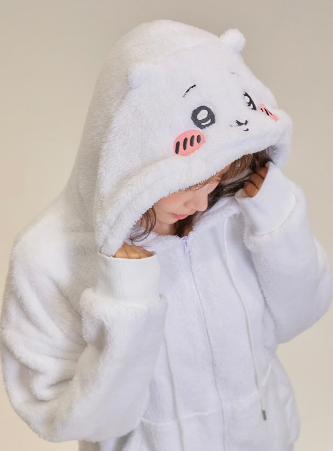 먼작귀 치이카와 후드집업 상품이미지3