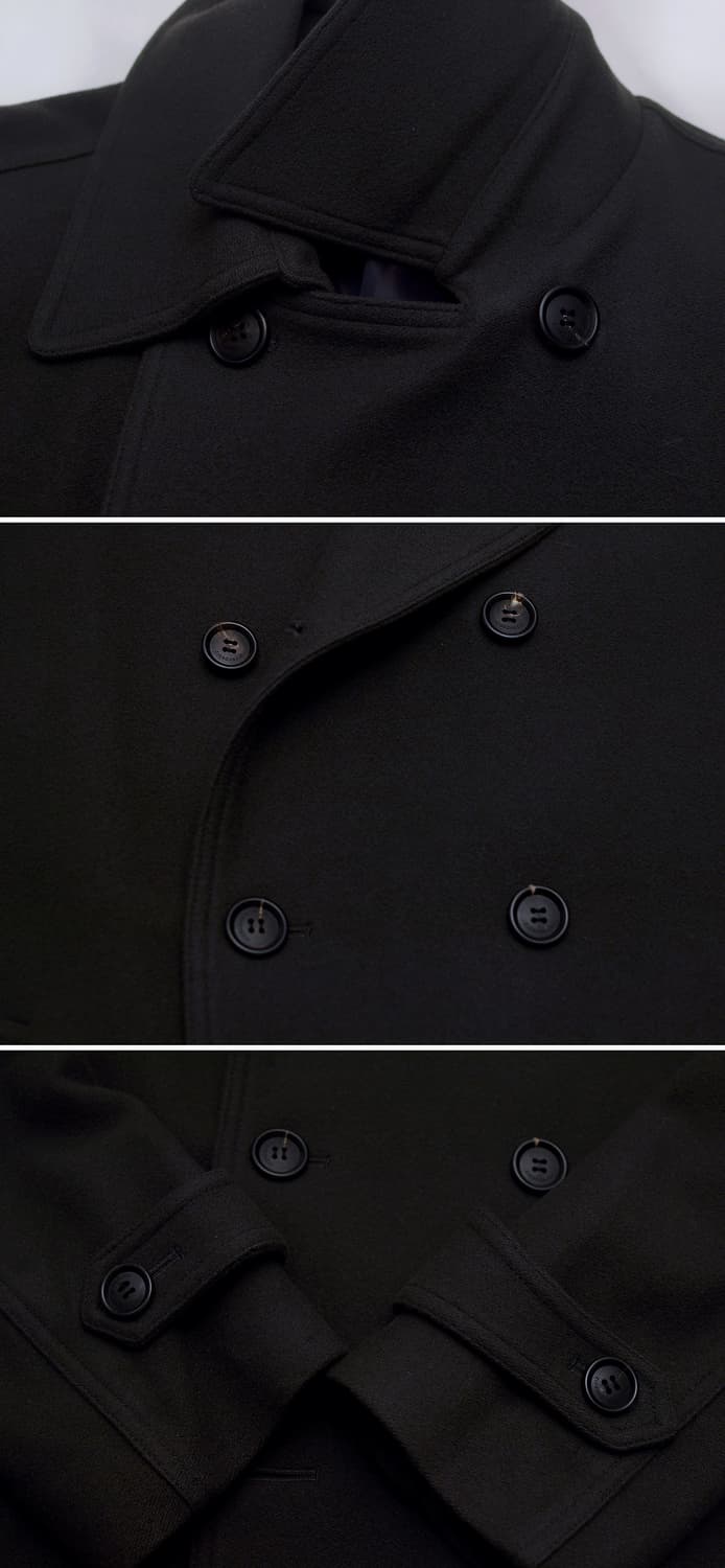 송지오 이탈리안 패브릭 울캐시미어 와이드카라 더블 코트 (100-105) 상품이미지10