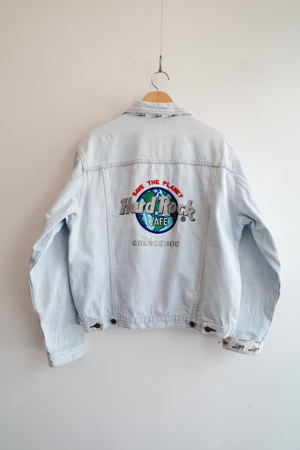 90s HARD ROCK CAFE 데님 자켓  상품이미지8
