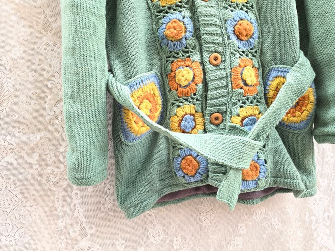 티티카카 페루산 핸드메이드 울 100% 미사용품 상품이미지6