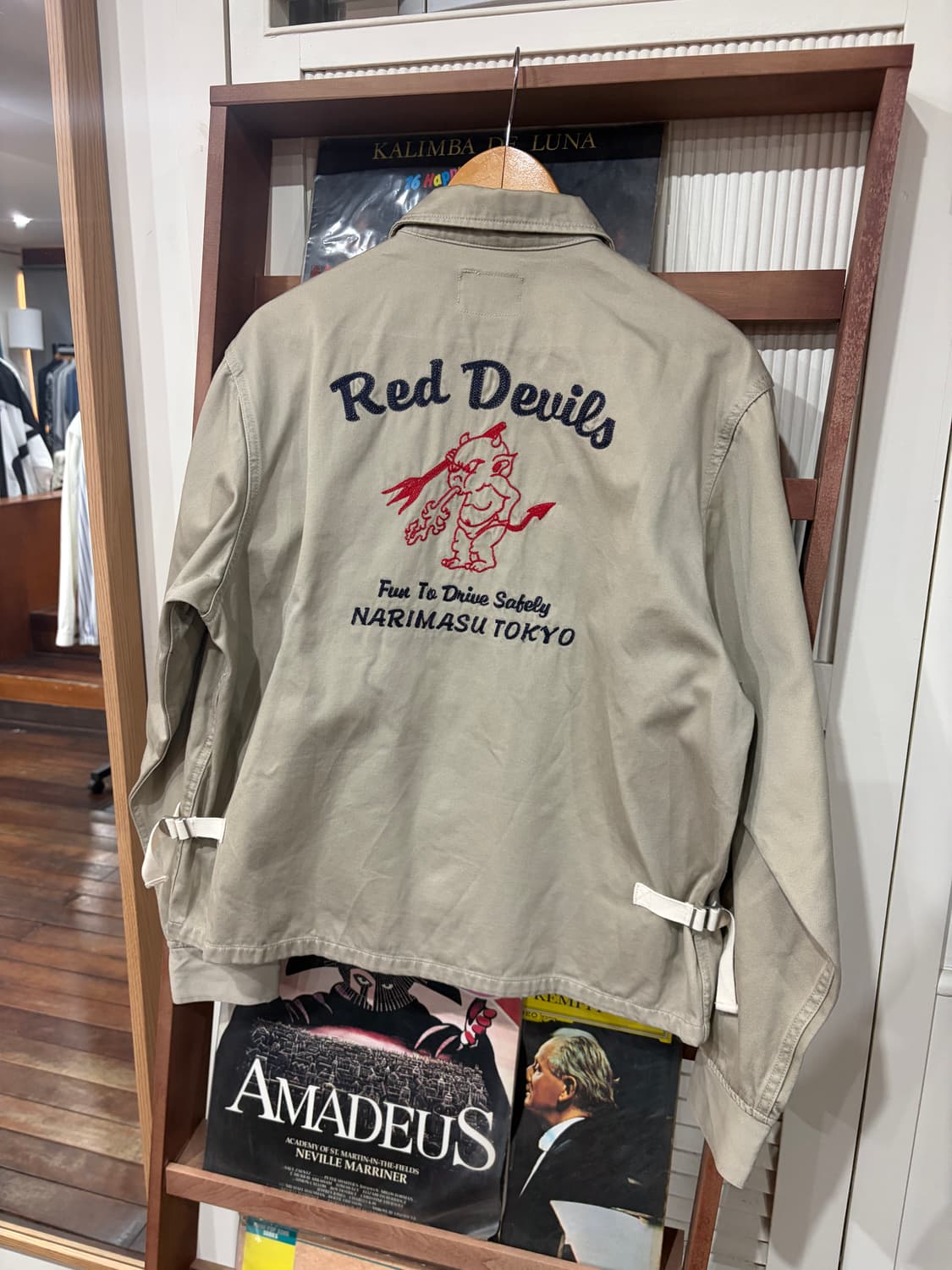 테드 컴퍼니 럭키 데빌 자수 워크자켓 L 상품이미지7