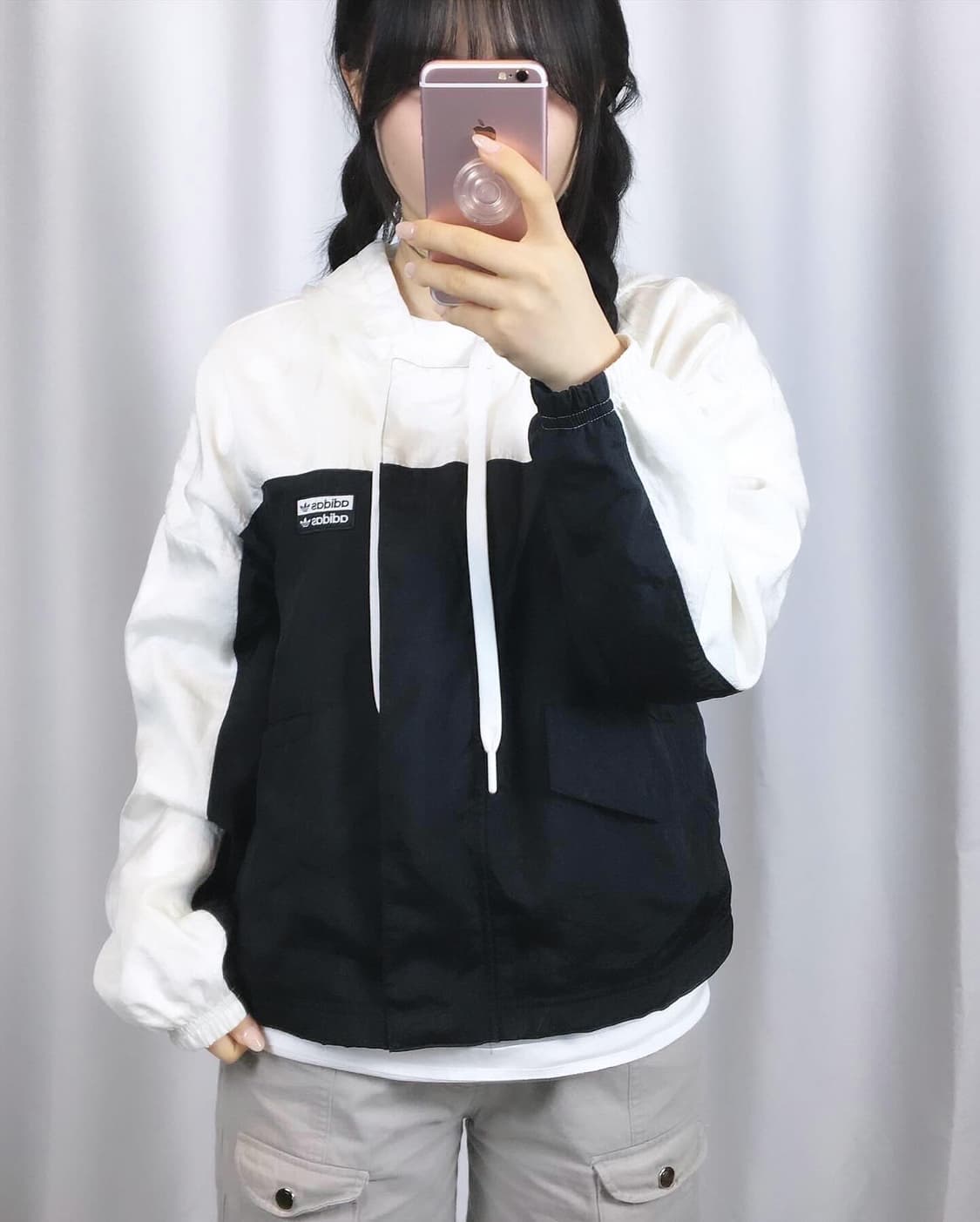 아디다스 크롭 바람막이 adidas 상품이미지9