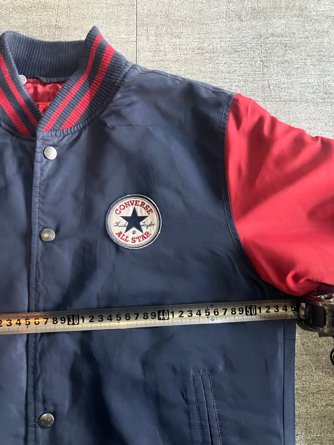 Converse 컨버스 올드스쿨스트릿 배색나그랑 야구잠바 봄버자켓 상품이미지2