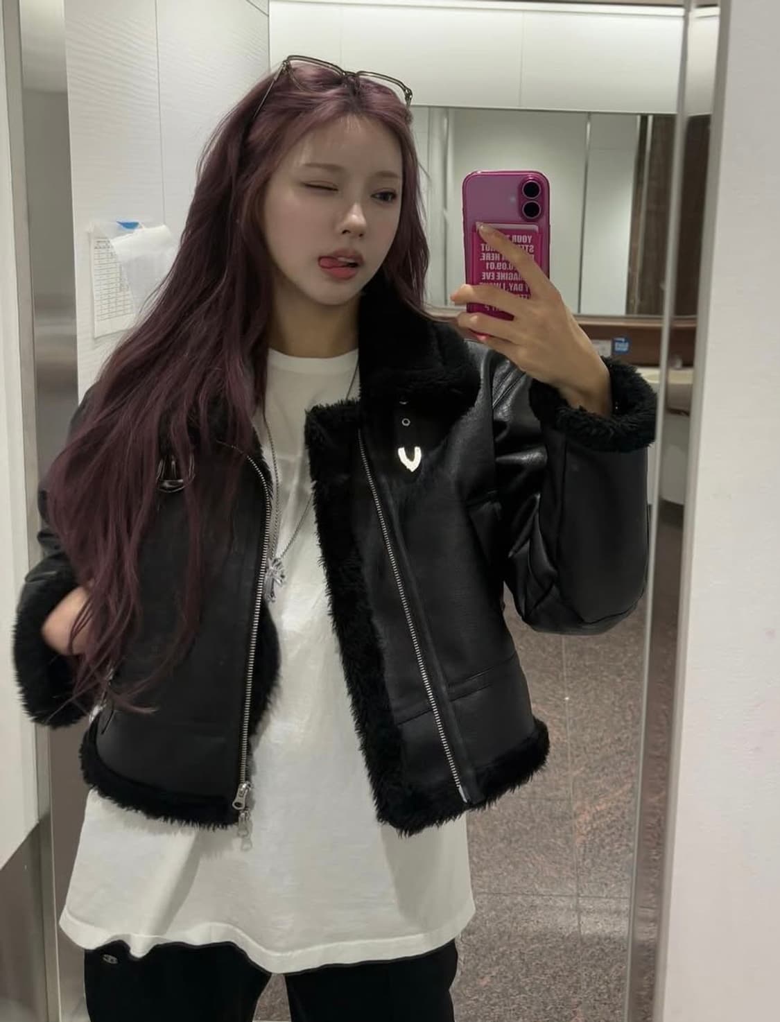 뮨 무스탕블랙 상품이미지4