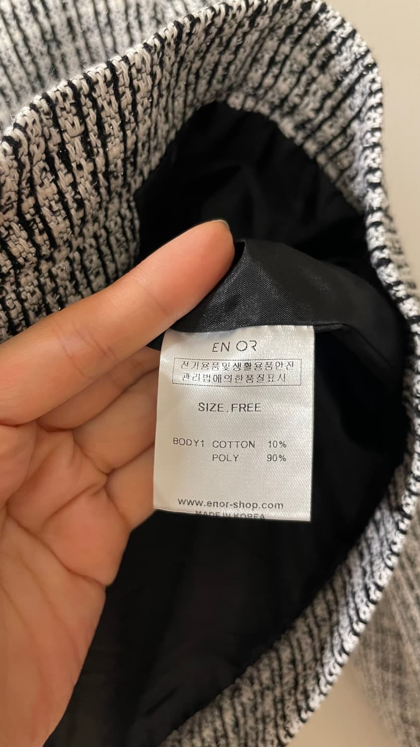 새상품) 엔오르 트위드 크롭 집업 자켓 정가 238,000원 하객룩 상품이미지9