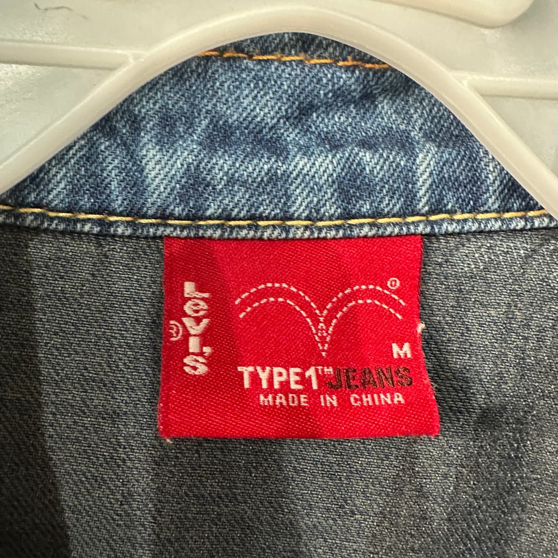 리바이스 타입원 데님 셔츠 청남방 M 상품이미지4