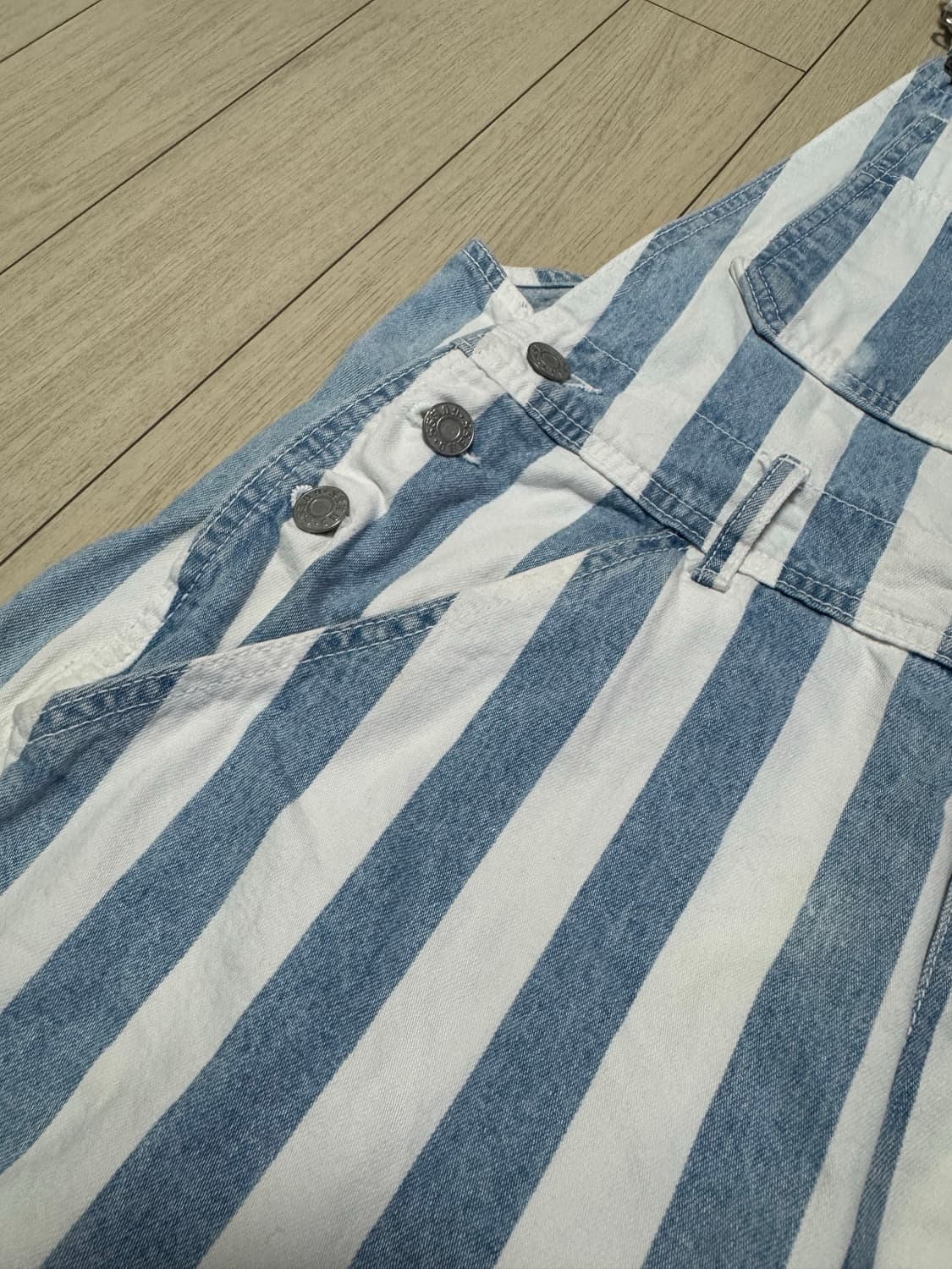 90s 게스 스트라이프 오버롤 (희귀매물) 상품이미지3