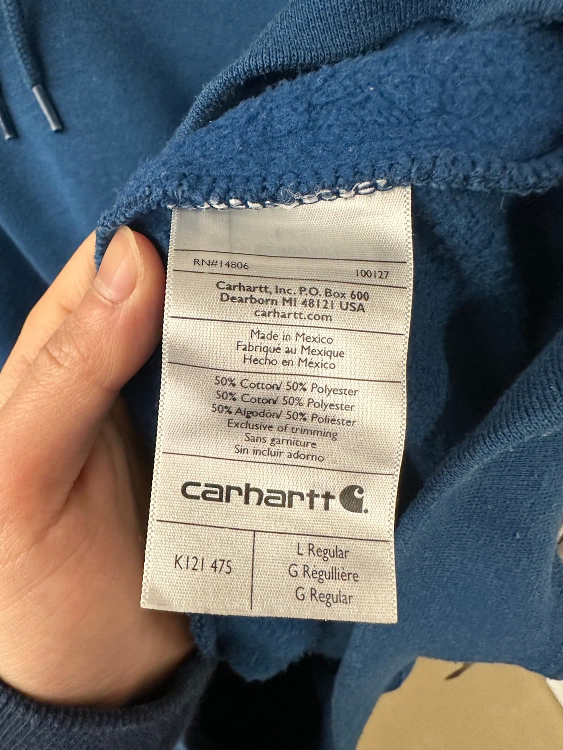 칼하트) 기본 후드티 L 상품이미지6