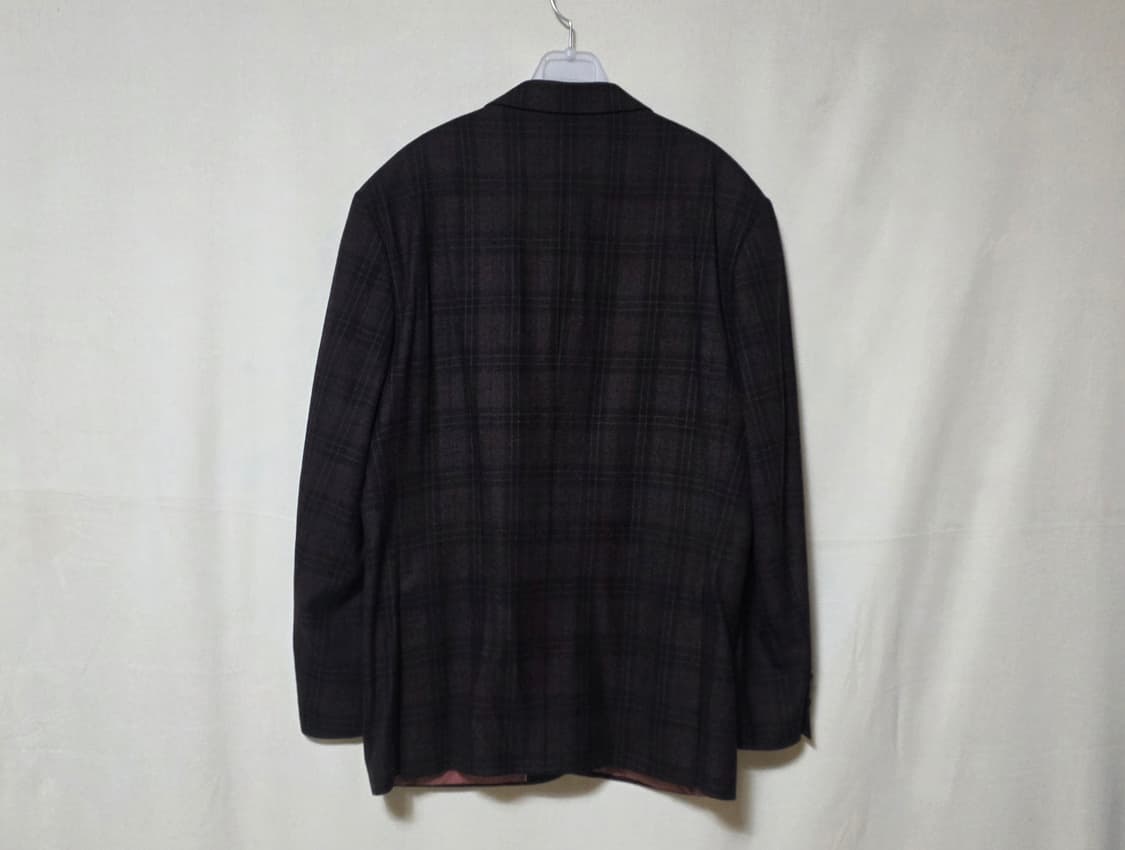 명품 팔 질레리(Pal Zileri) 100% 울 체크 블레이저 자켓 상품이미지3