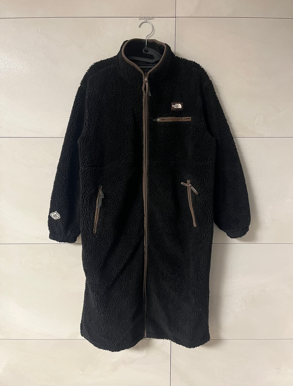 노스페이스 롱테디 후리스 코트 블랙 [S/90]  상품이미지1