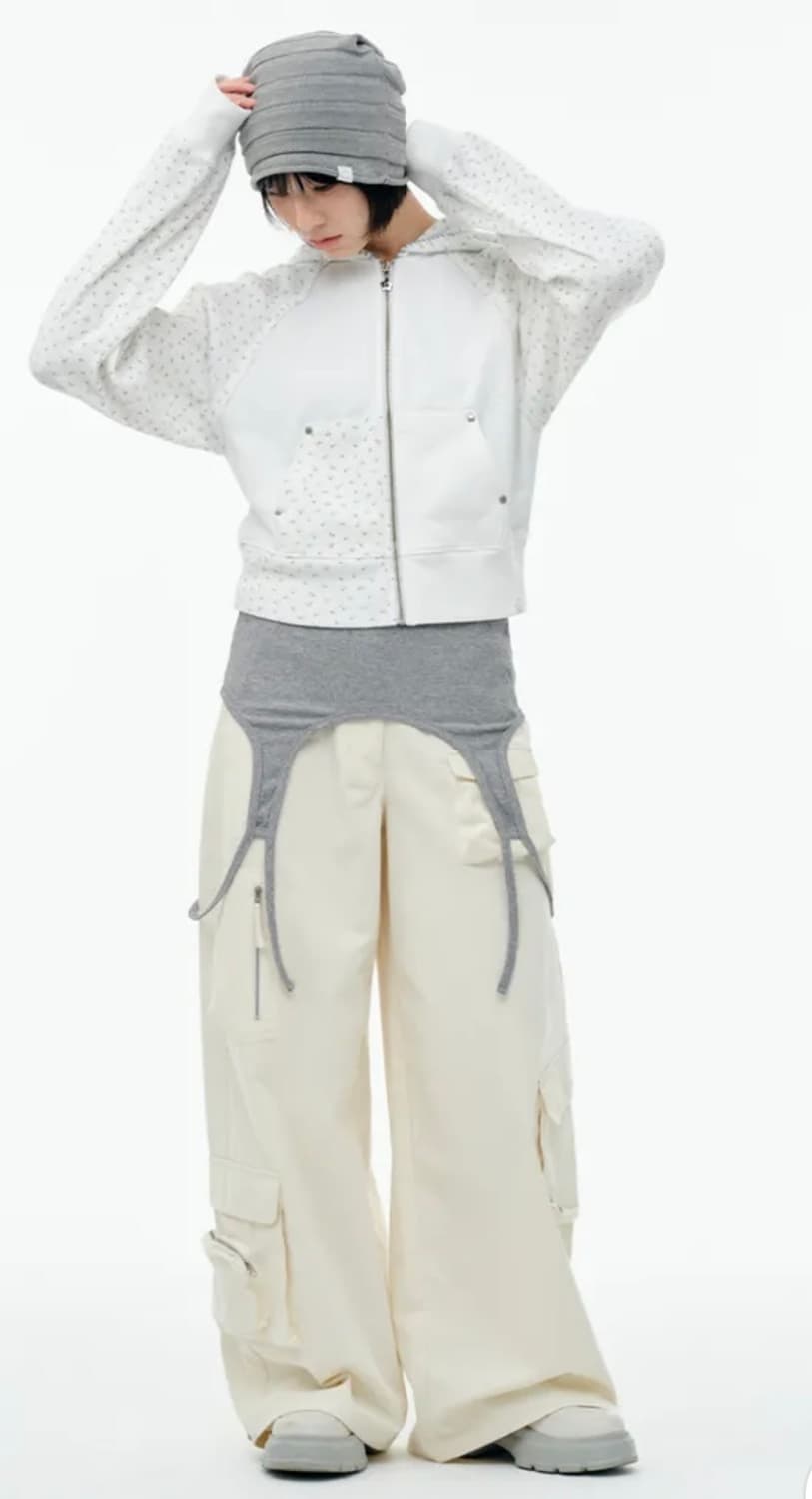 뚜오미오 MULTI POCKET CARGO PANTS [CREAM] 상품이미지3