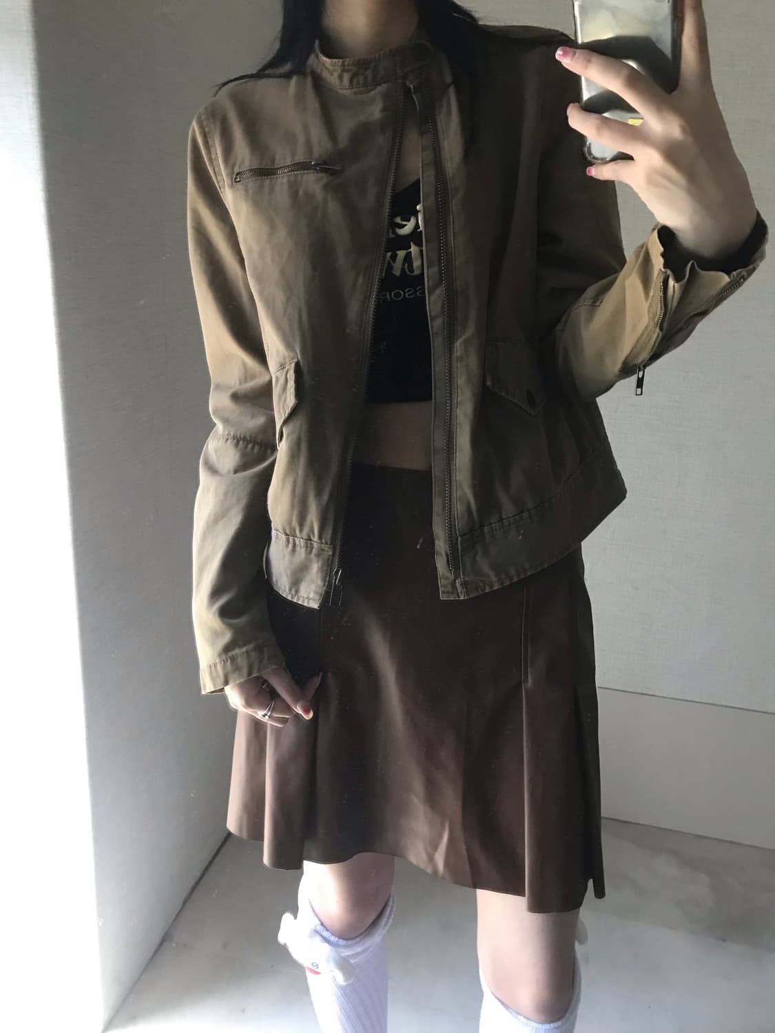 빈티지 브라운 자켓 상품이미지5