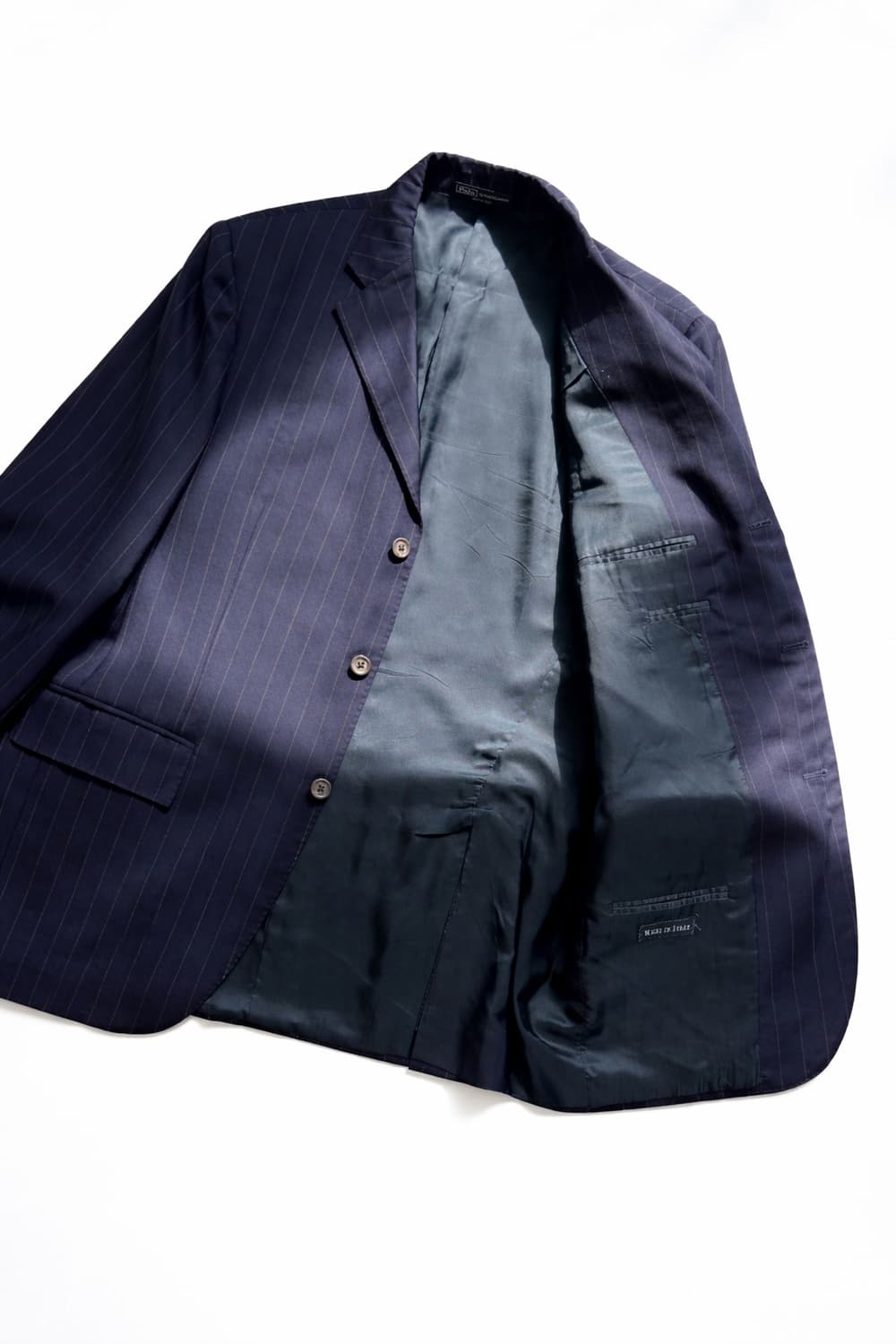 폴로 랄프로렌 3 버튼 울 블레이져 42R Italy Made 상품이미지5