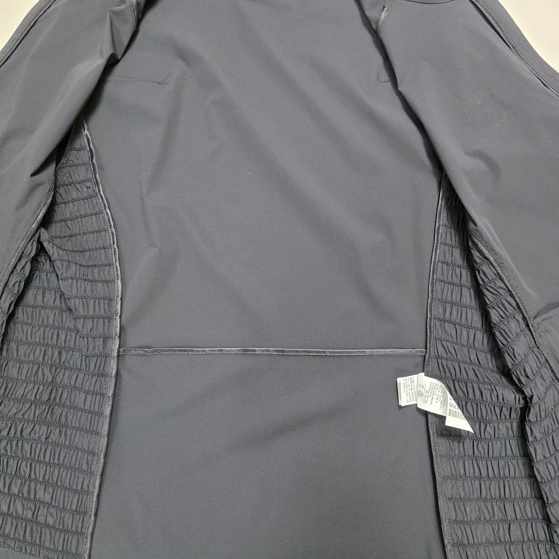 0793 크로커다일 엘라스틴 밴드 경량 스판 블랙 여성 바람막이 상품이미지4