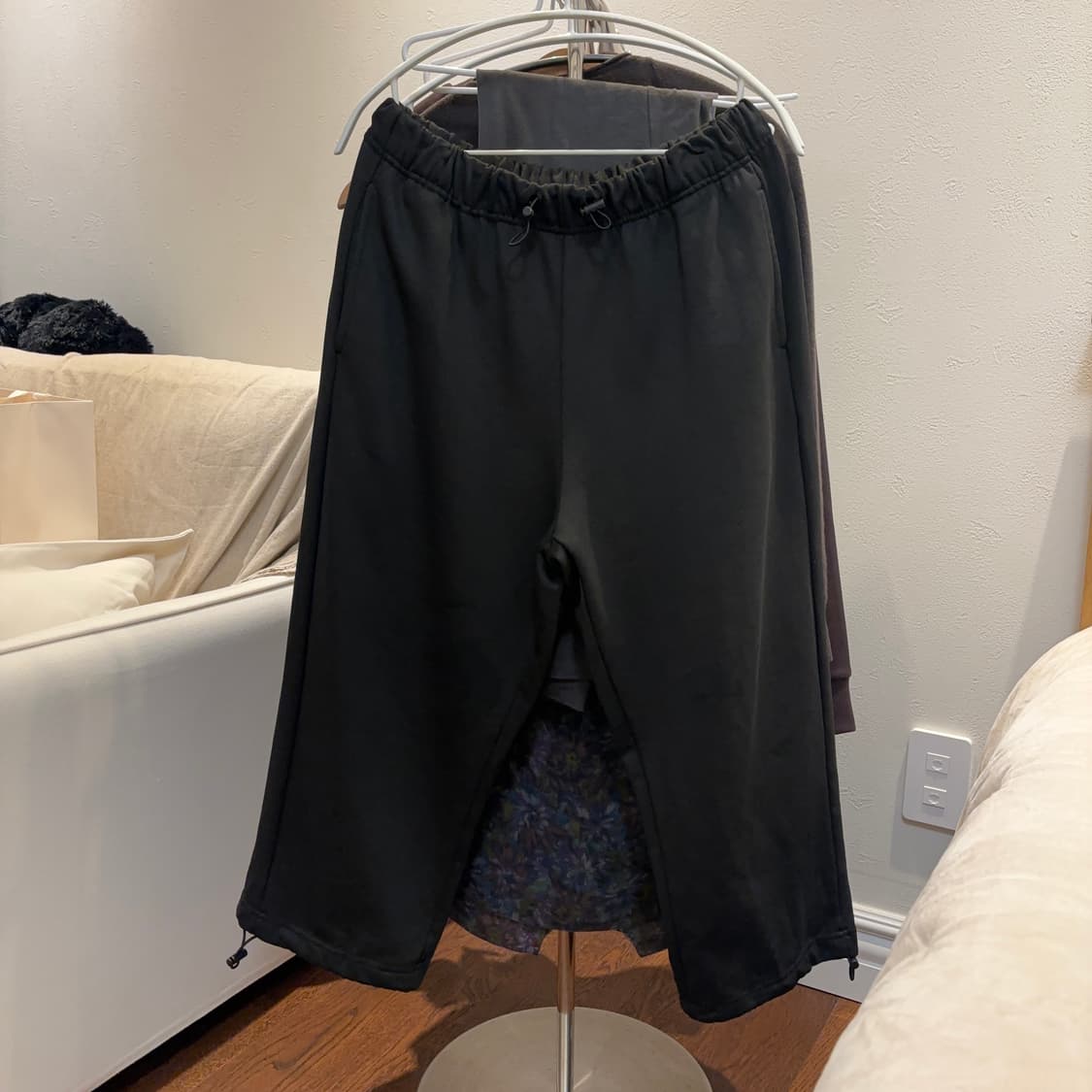 리포스 크롭 조거 팬츠 블랙 s repos 상품이미지4